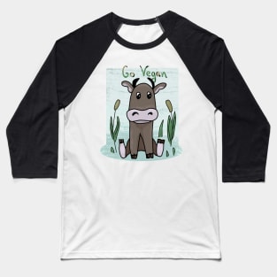 Go vegan Baseball T-Shirt